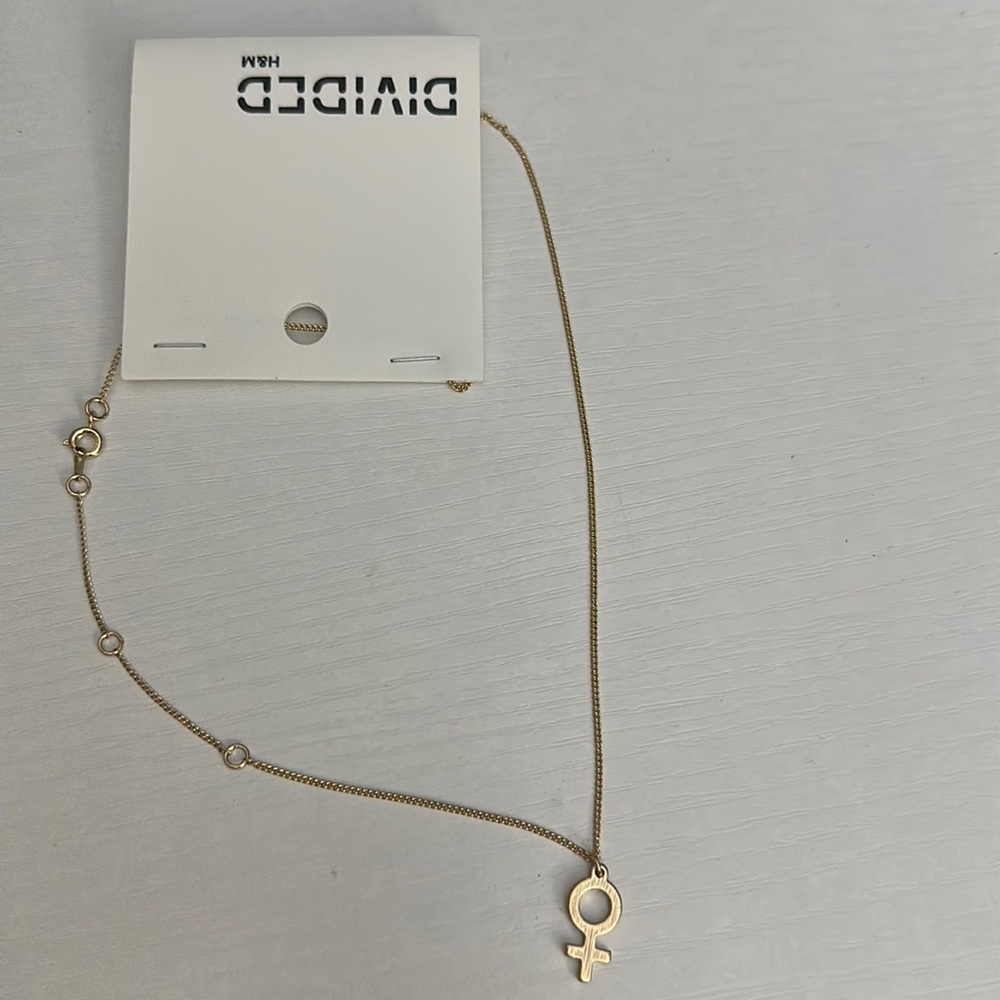 HM Divided Gender Symbol (Female) Necklace